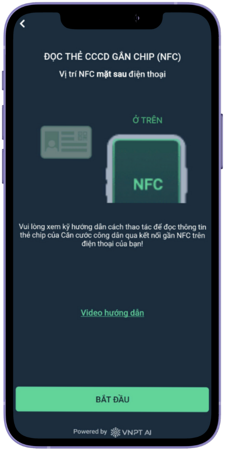 Bước 2: Xác thực qua CC/CCCD gắn chip - Hình 1